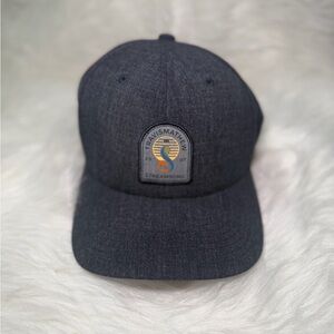 Travis Mathew Charcoal Gray Patch Logo Baseball Cap